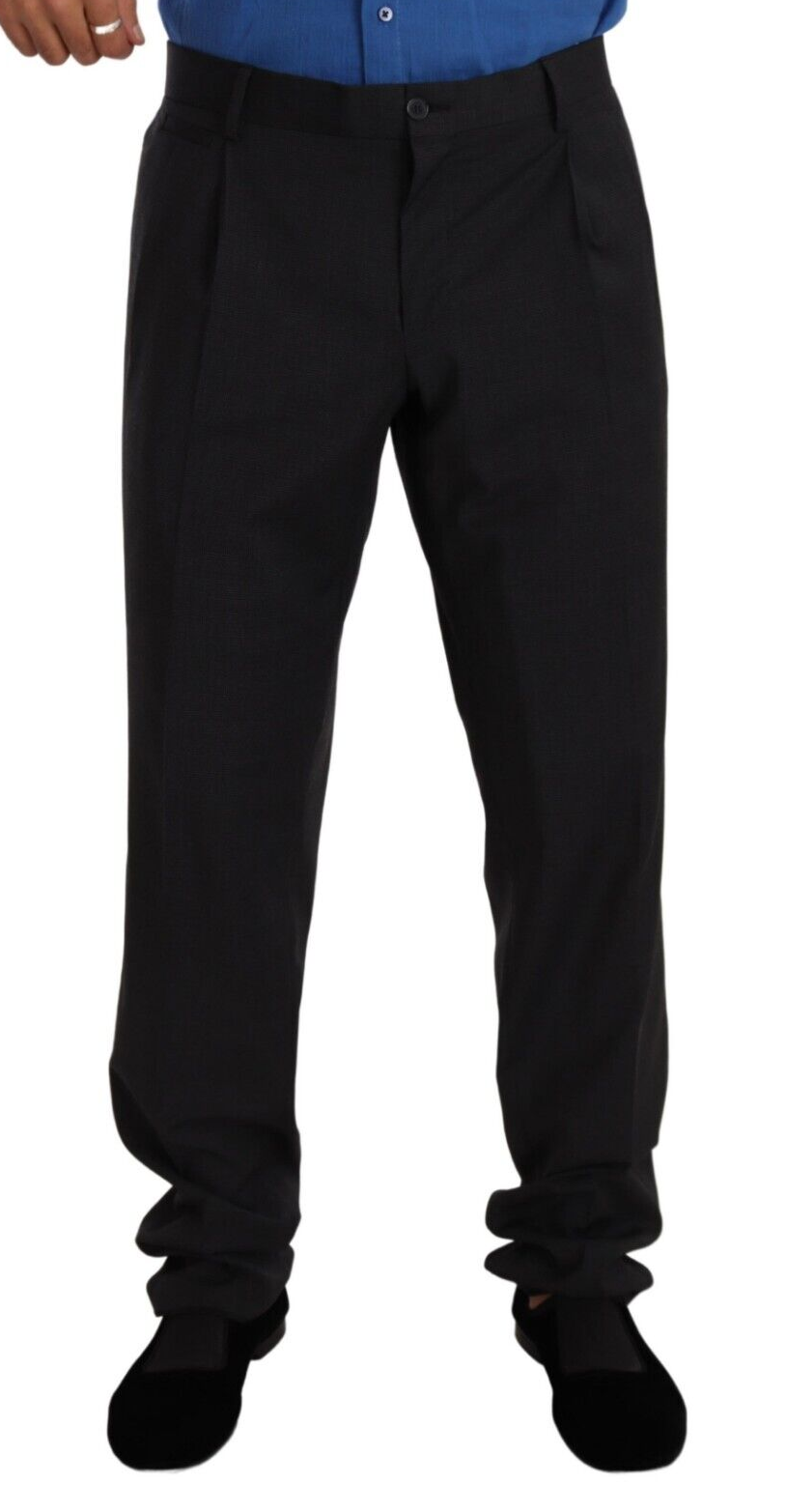 Dolce &amp; Gabbana Elegante graue formelle Herrenhose