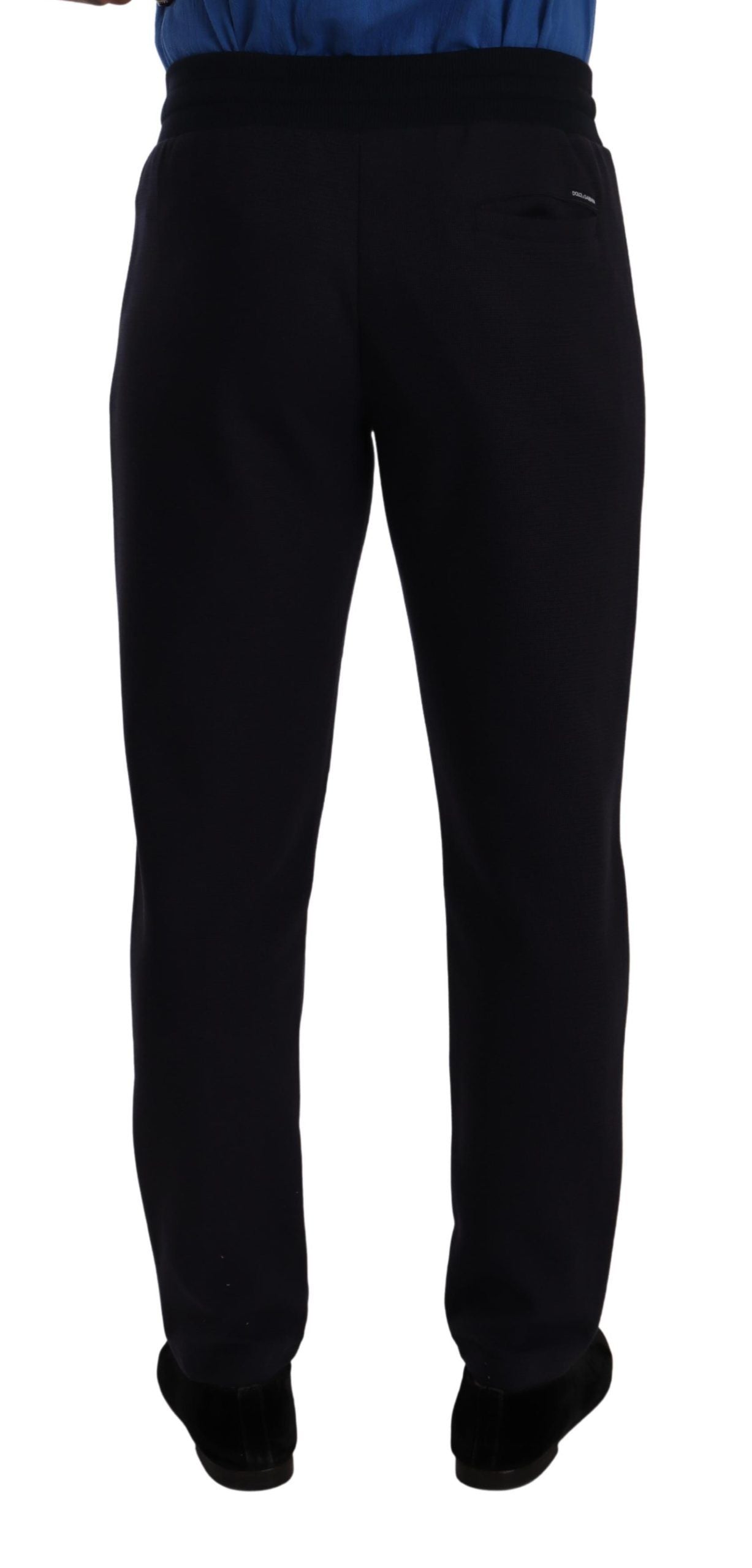 Dolce &amp; Gabbana Elegante blaue Jogginghosen für Herren
