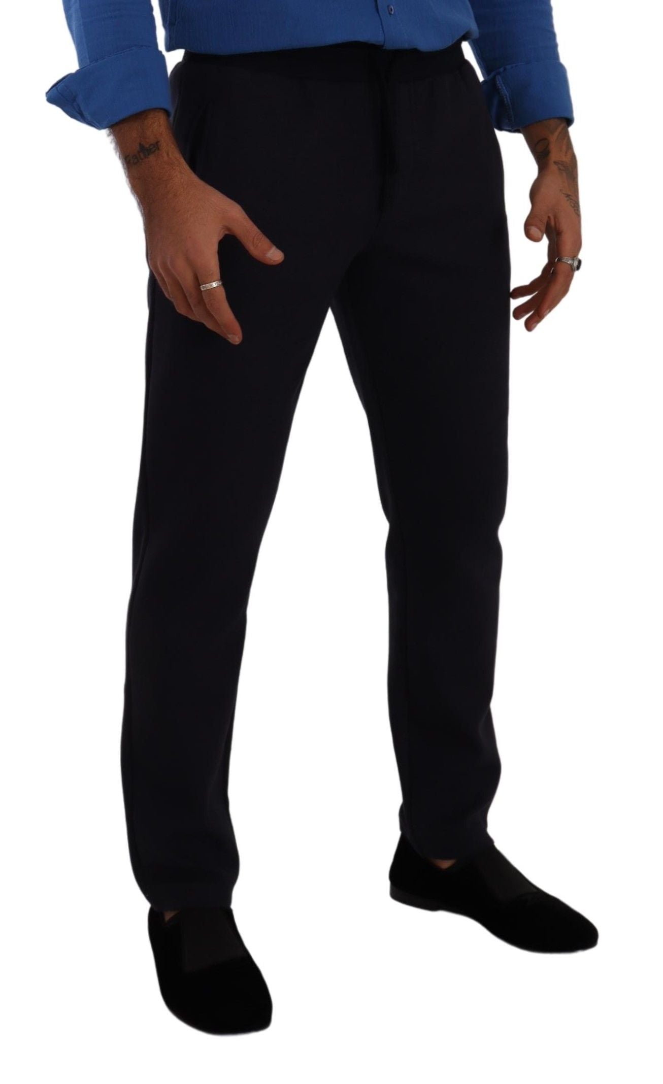 Dolce &amp; Gabbana Elegante blaue Jogginghosen für Herren