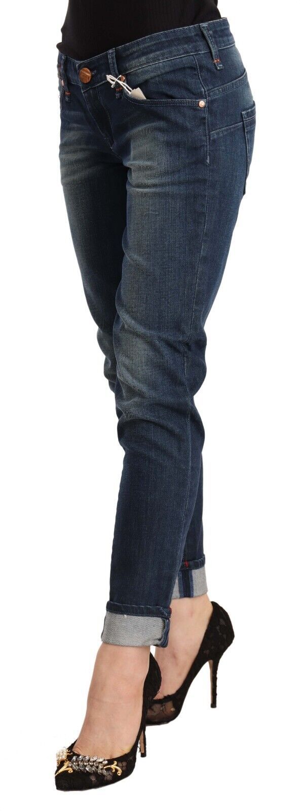 Acht anspruchsvolle Skinny Blue Jeans
