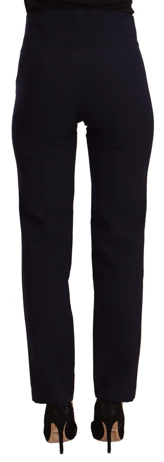 AGLINI Elegante Hose mit hoher Taille und geradem Schnitt