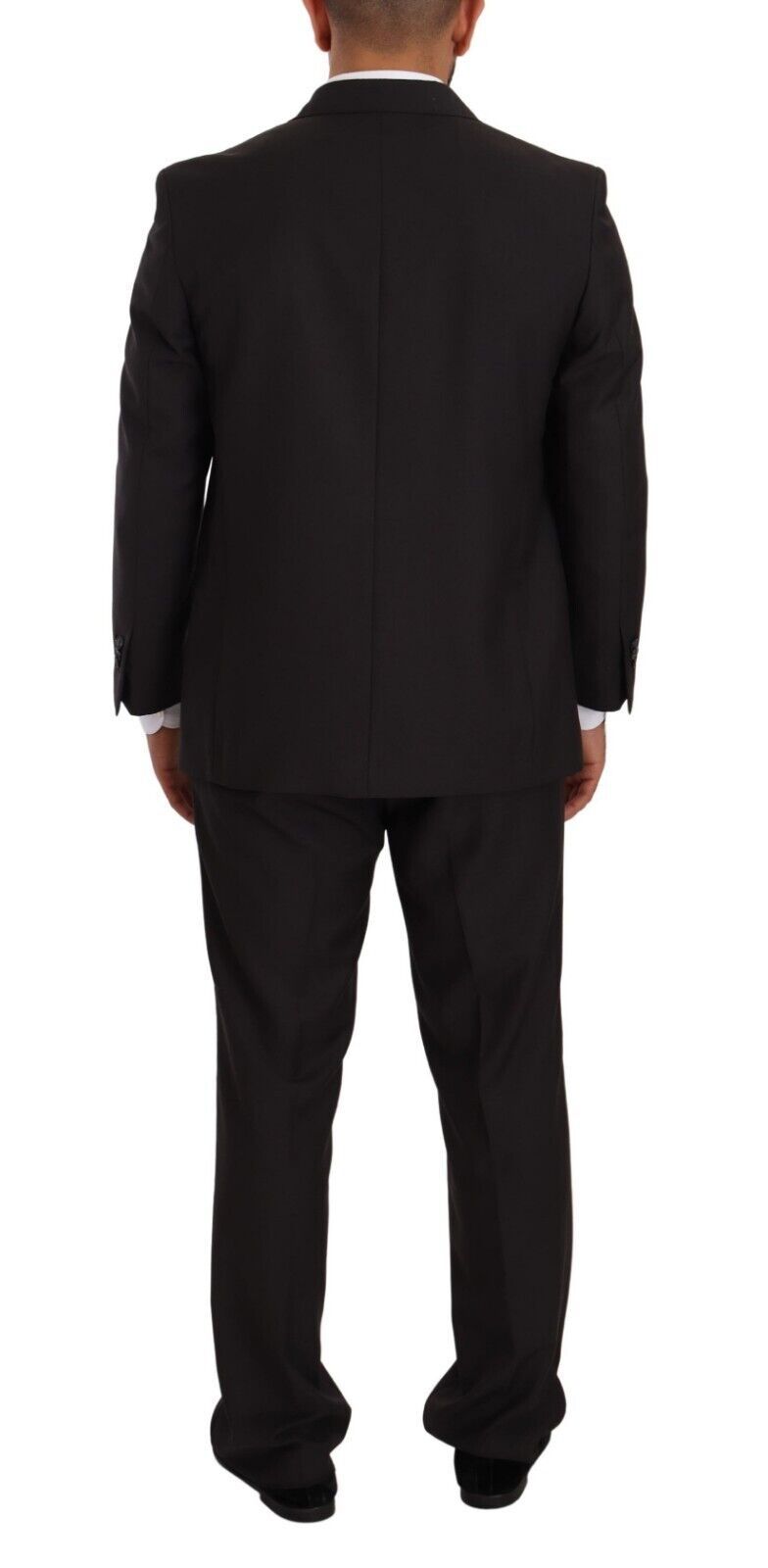 Domenico Tagliente Eleganter, grauer, zweiteiliger Herrenanzug mit Revers
