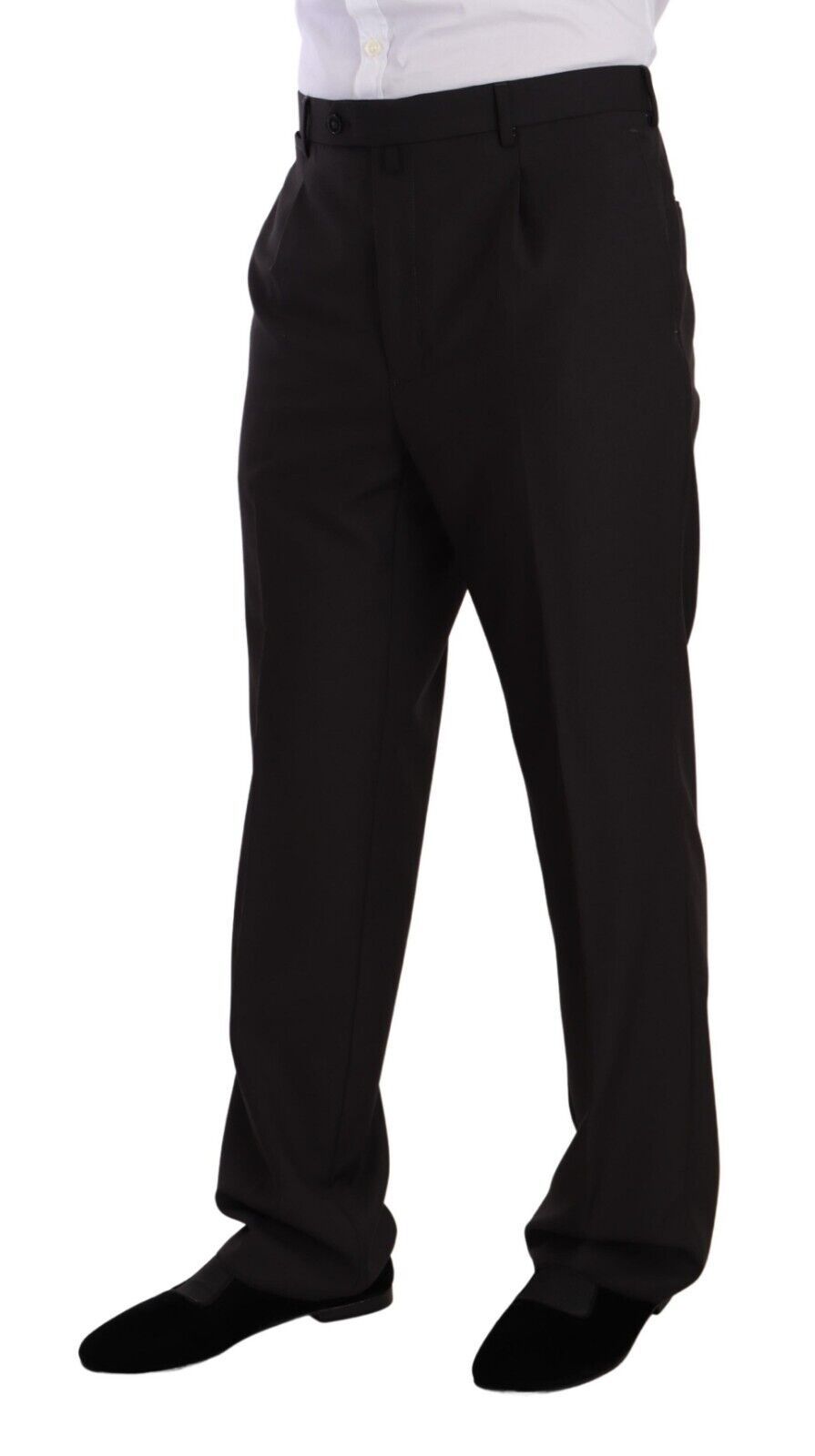 Domenico Tagliente Eleganter, grauer, zweiteiliger Herrenanzug mit Revers