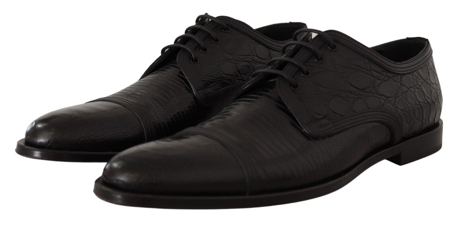 Chaussures habillées à lacets en cuir exotique Dolce &amp; Gabbana