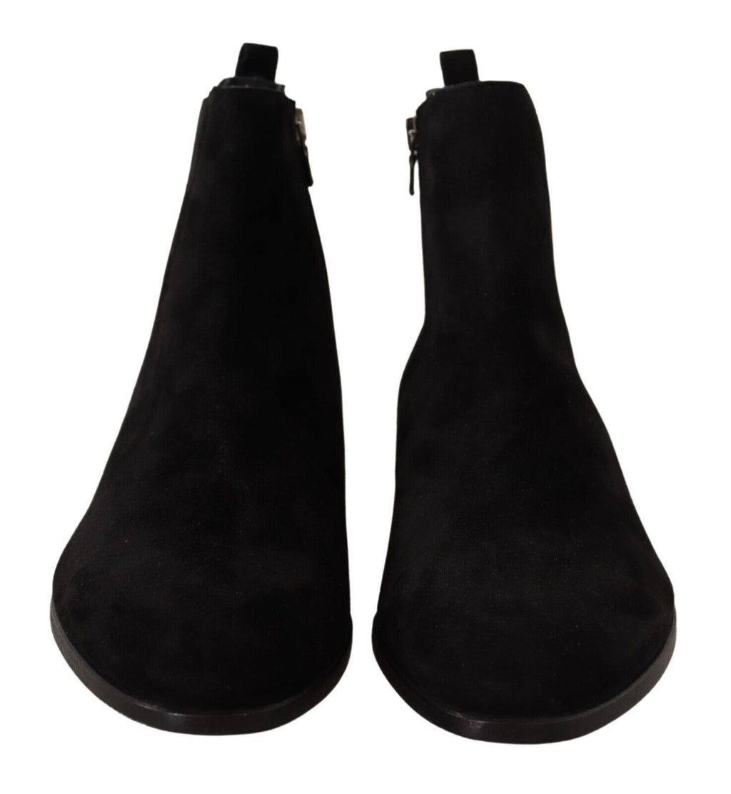 Dolce &amp; Gabbana Elegante Chelsea-Stiefel aus Wildleder
