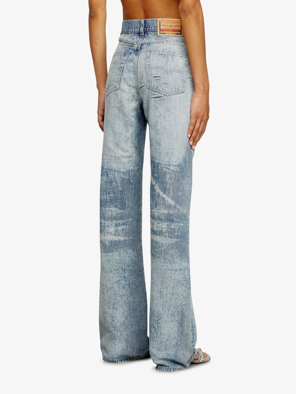 Diesel 1971 D-Sent jeans with distressed effect