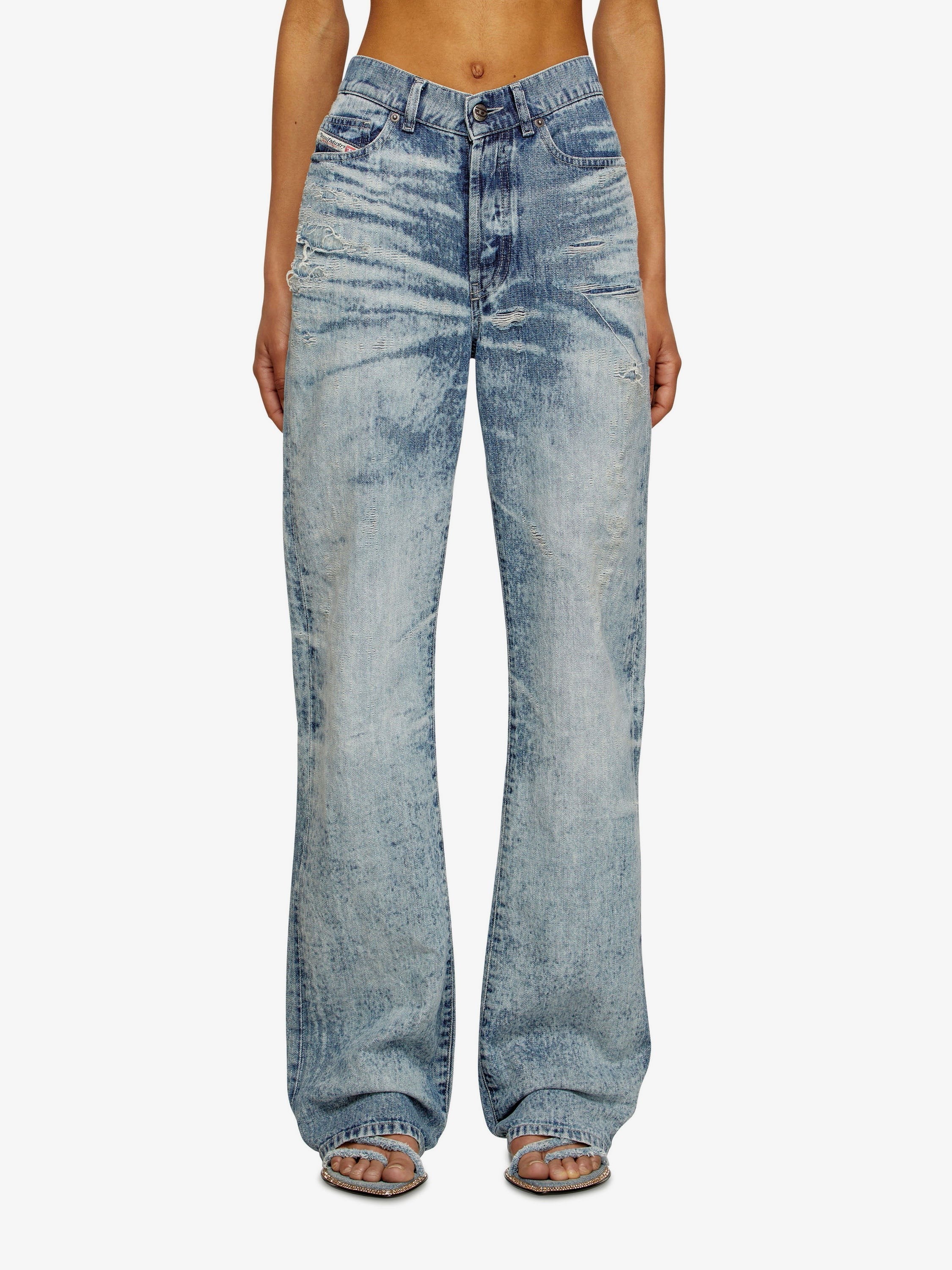 Diesel 1971 D-Sent jeans with distressed effect