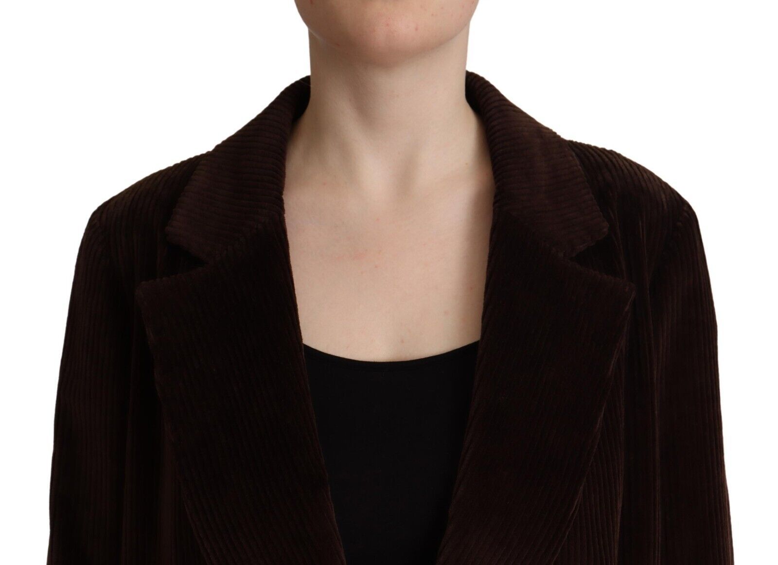 Trench-coat croisé bordeaux élégant Dolce &amp; Gabbana