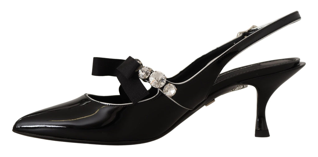 Dolce &amp; Gabbana Elegante Slingback-Pumps mit Kristallen