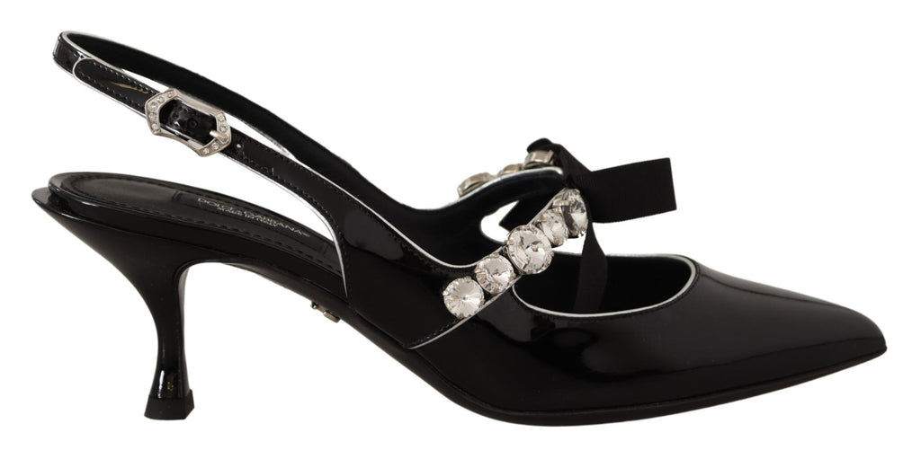 Dolce &amp; Gabbana Elegante Slingback-Pumps mit Kristallen