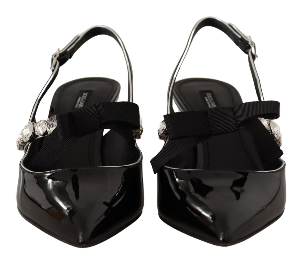 Dolce &amp; Gabbana Elegante Slingback-Pumps mit Kristallen