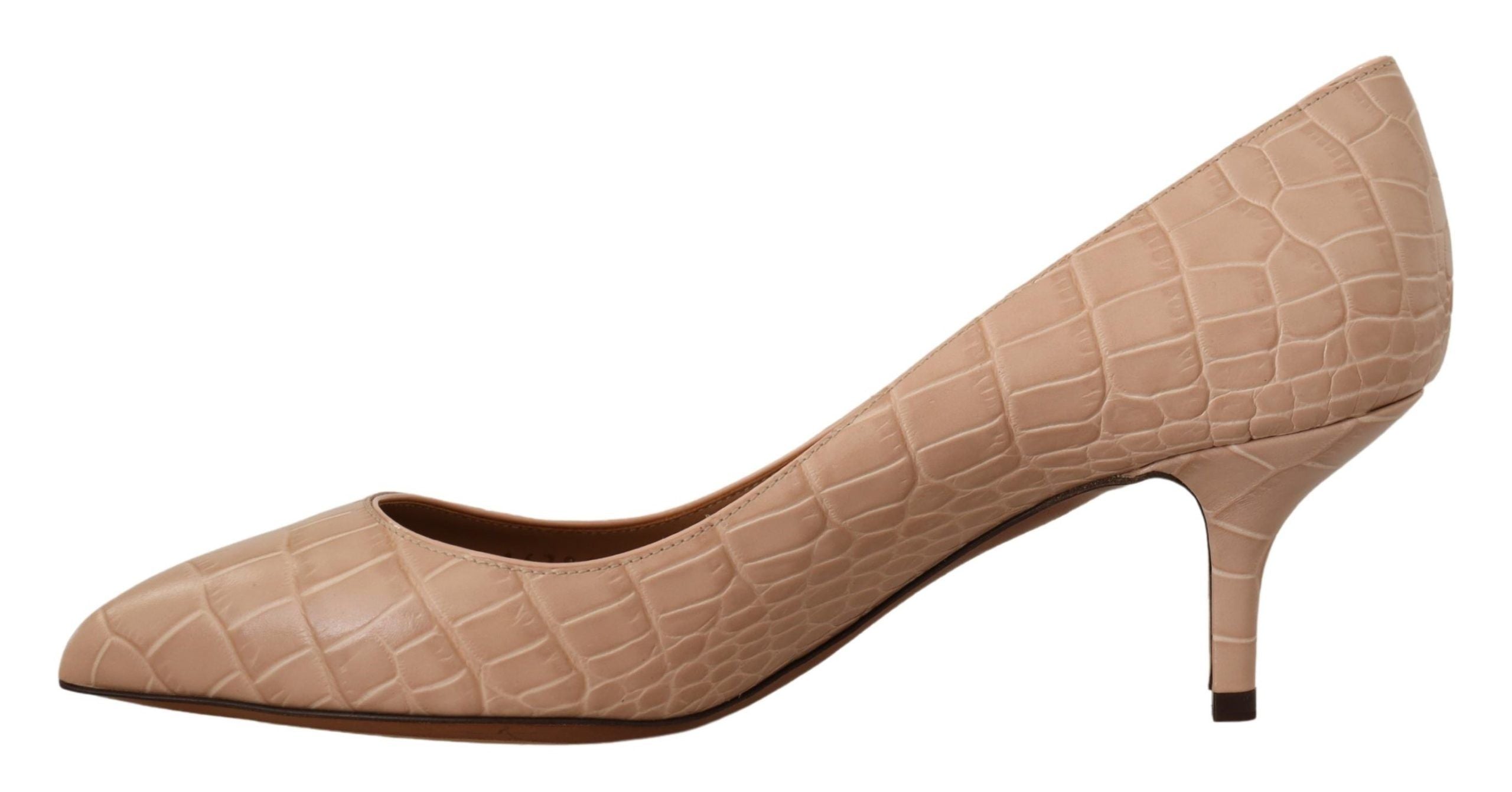 Dolce &amp; Gabbana Elegante beige Lederpumps