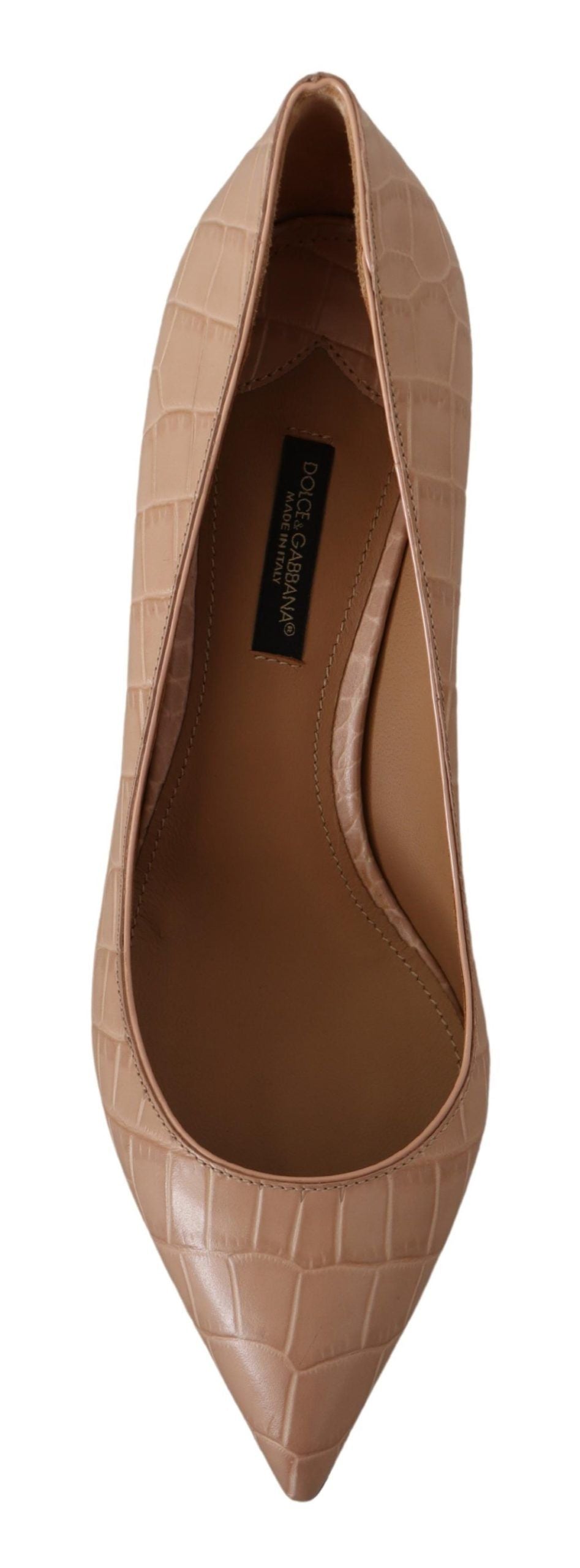 Dolce &amp; Gabbana Elegante beige Lederpumps