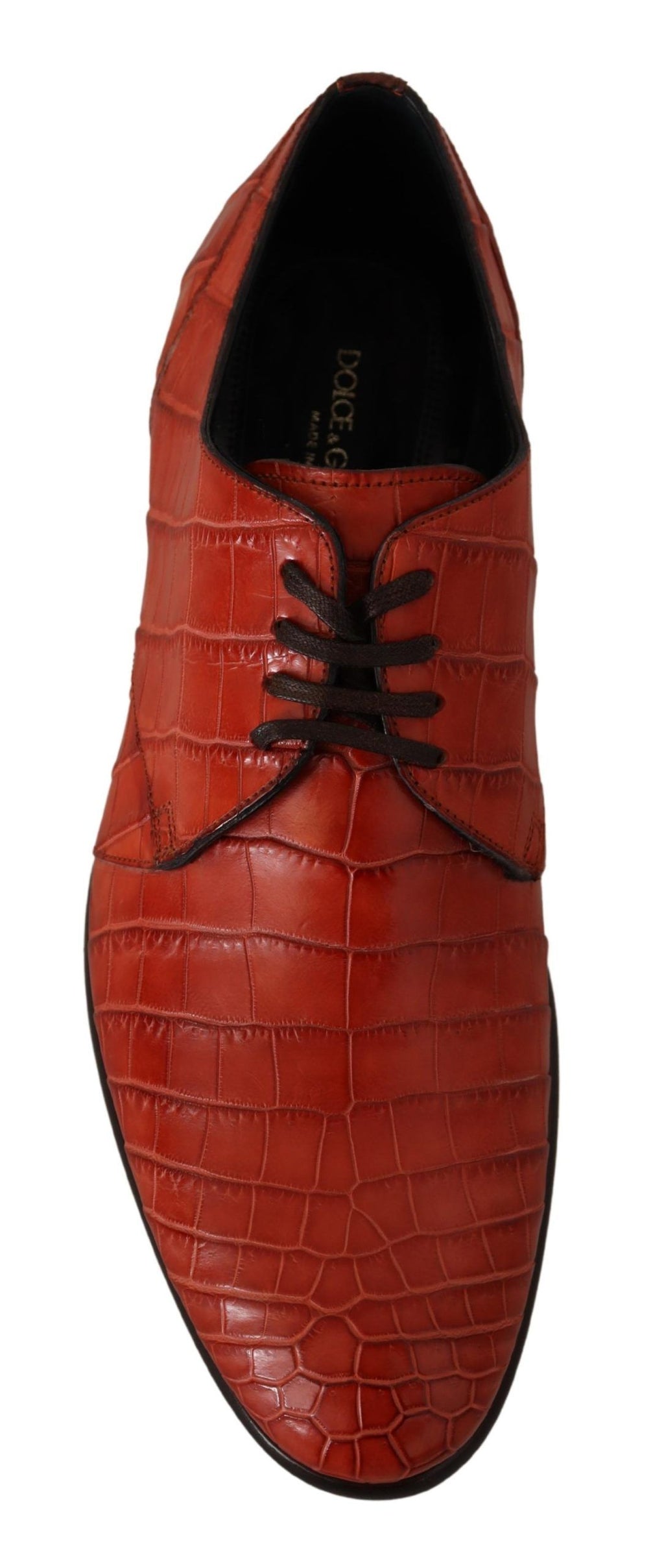 Dolce &amp; Gabbana – Exquisite Schnürschuhe aus exotischem Krokodilleder