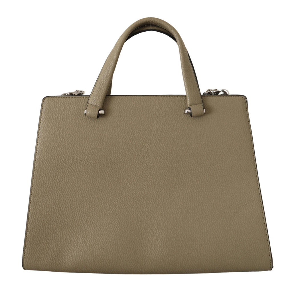 Sac fourre-tout en cuir vert sauge enchanteur Karl Lagerfeld
