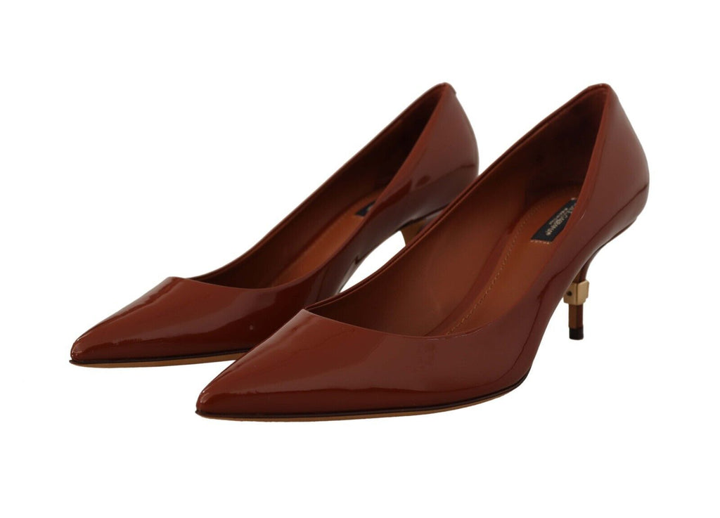 Dolce &amp; Gabbana Elegante Pumps aus Lackleder mit Absatz