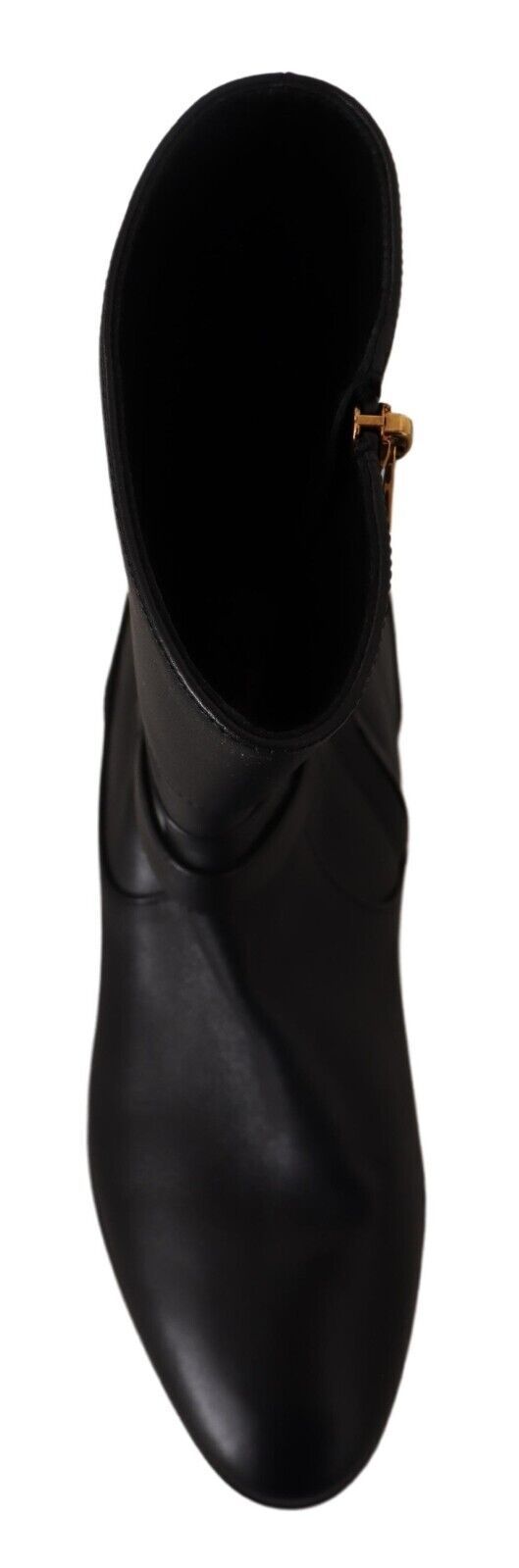 Dolce &amp; Gabbana Elegante Bikerstiefel aus Leder