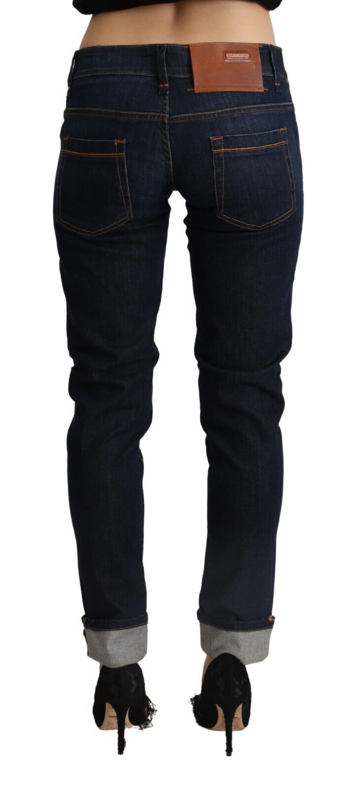 Acht Slim Fit Dunkelblauer Denim Elegance