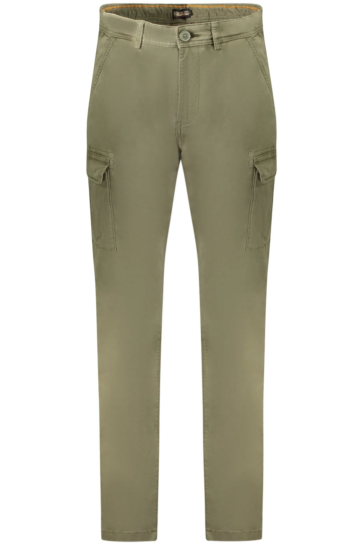 NAPAPIJRI MEN&#39;S GREEN TROUSERS