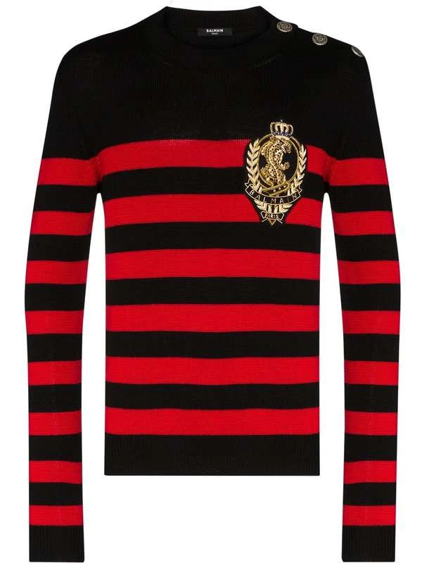 Balmain Sweaters Black Man