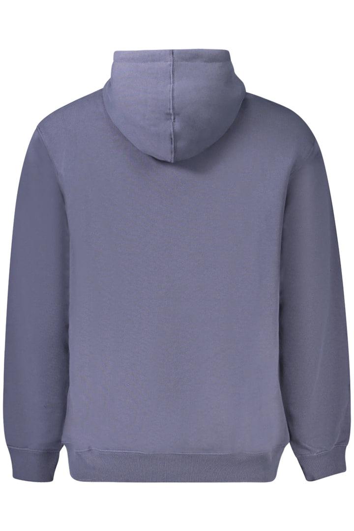 VANS MEN&#39;S BLUE ZIP-UP SWEATSHIRT