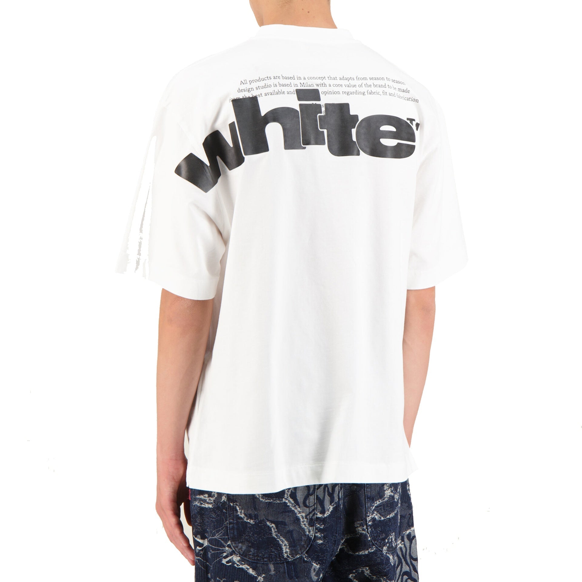 Off - White Shared logo skate T-shirt - MEN CLOTHING - OFF - WHITE - Tluxy New