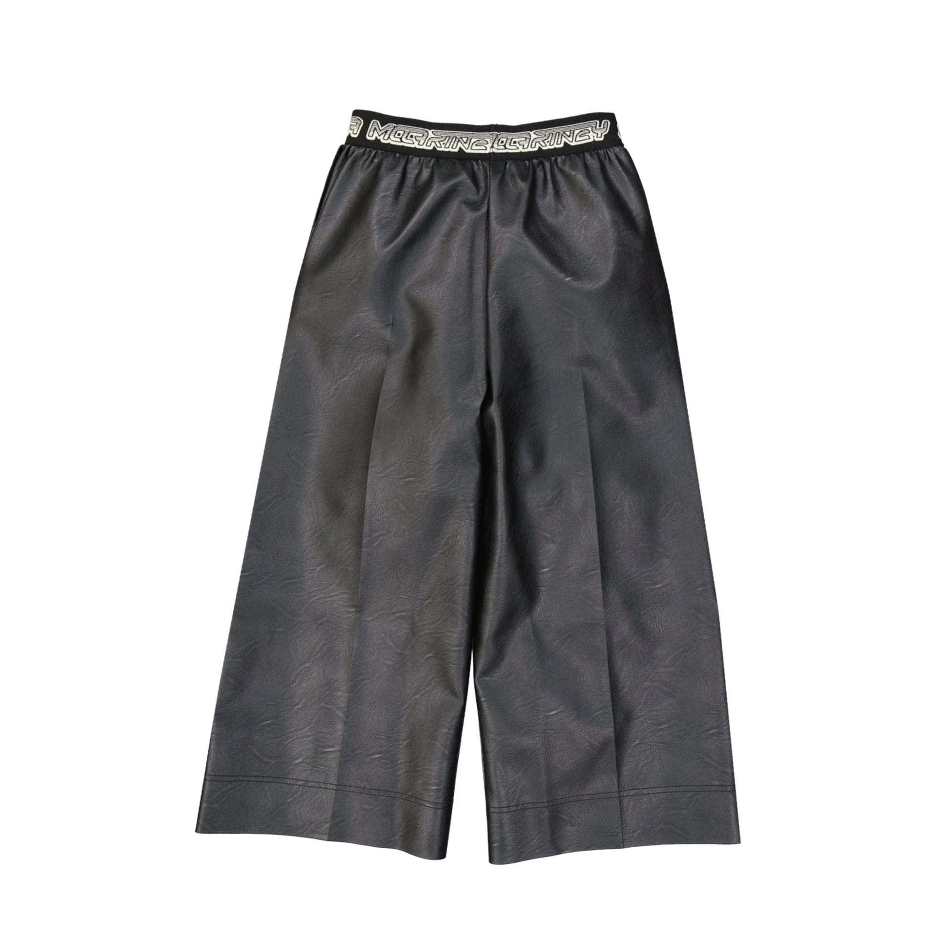 Stella Mccartney Cropped Leather Effect Pants