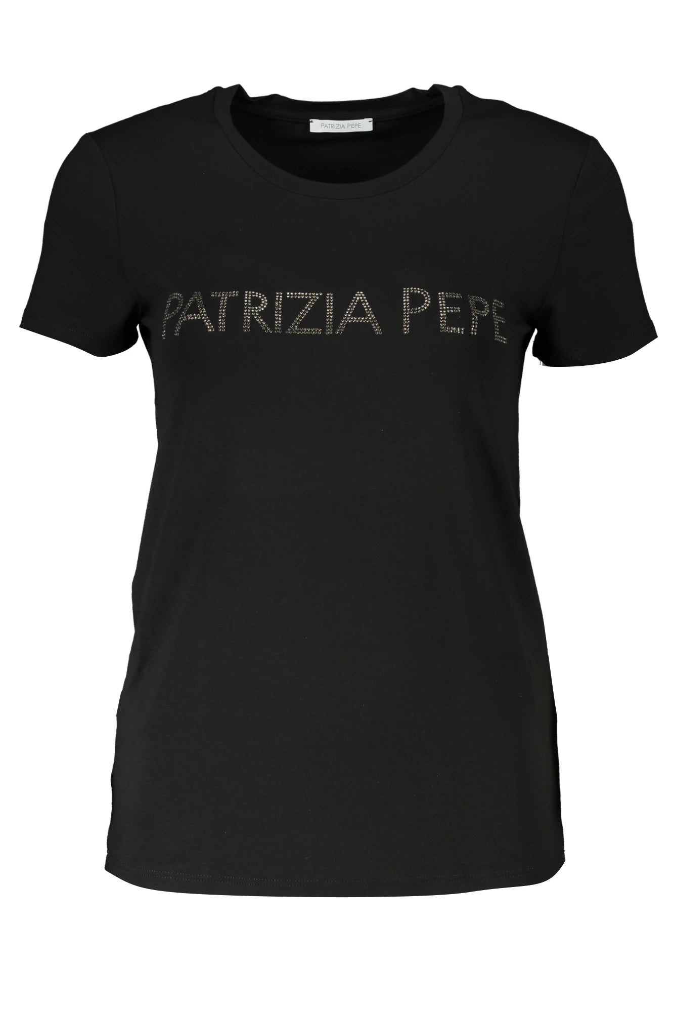 PATRIZIA PEPE WOMEN&#39;S SHORT SLEEVE T-SHIRT BLACK