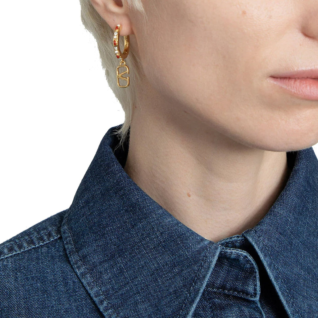 Valentino Garavani Hoop Earrings One size – Siebentaschen