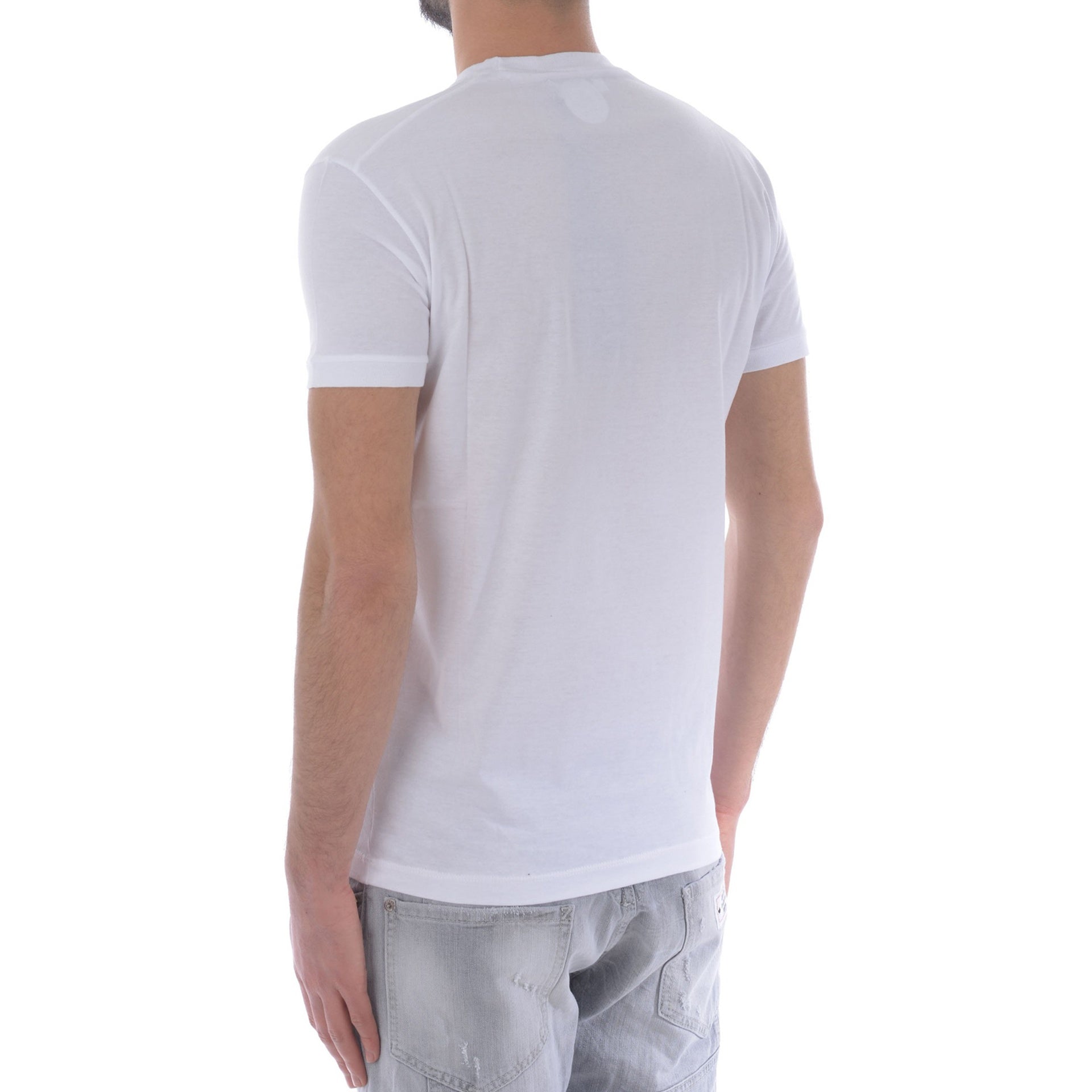 Dsquared2 Cotton Logo T-Shirt - MEN CLOTHING - DSQUARED2 - Tluxy New