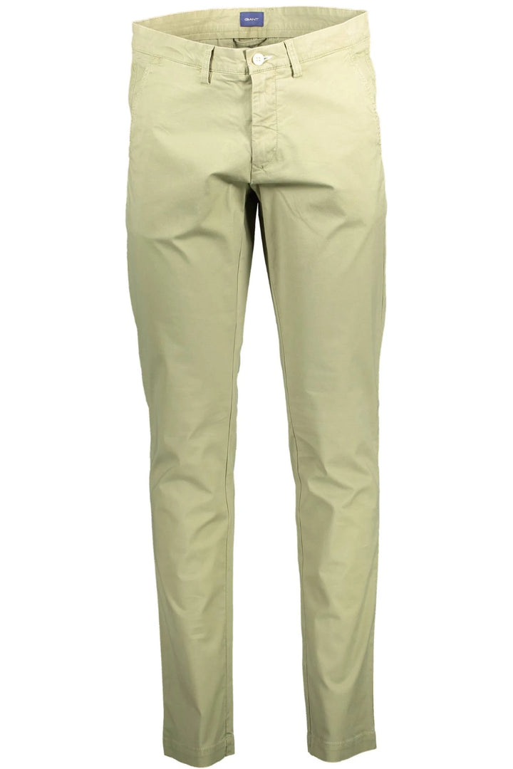 GANT MEN&#39;S GREEN TROUSERS