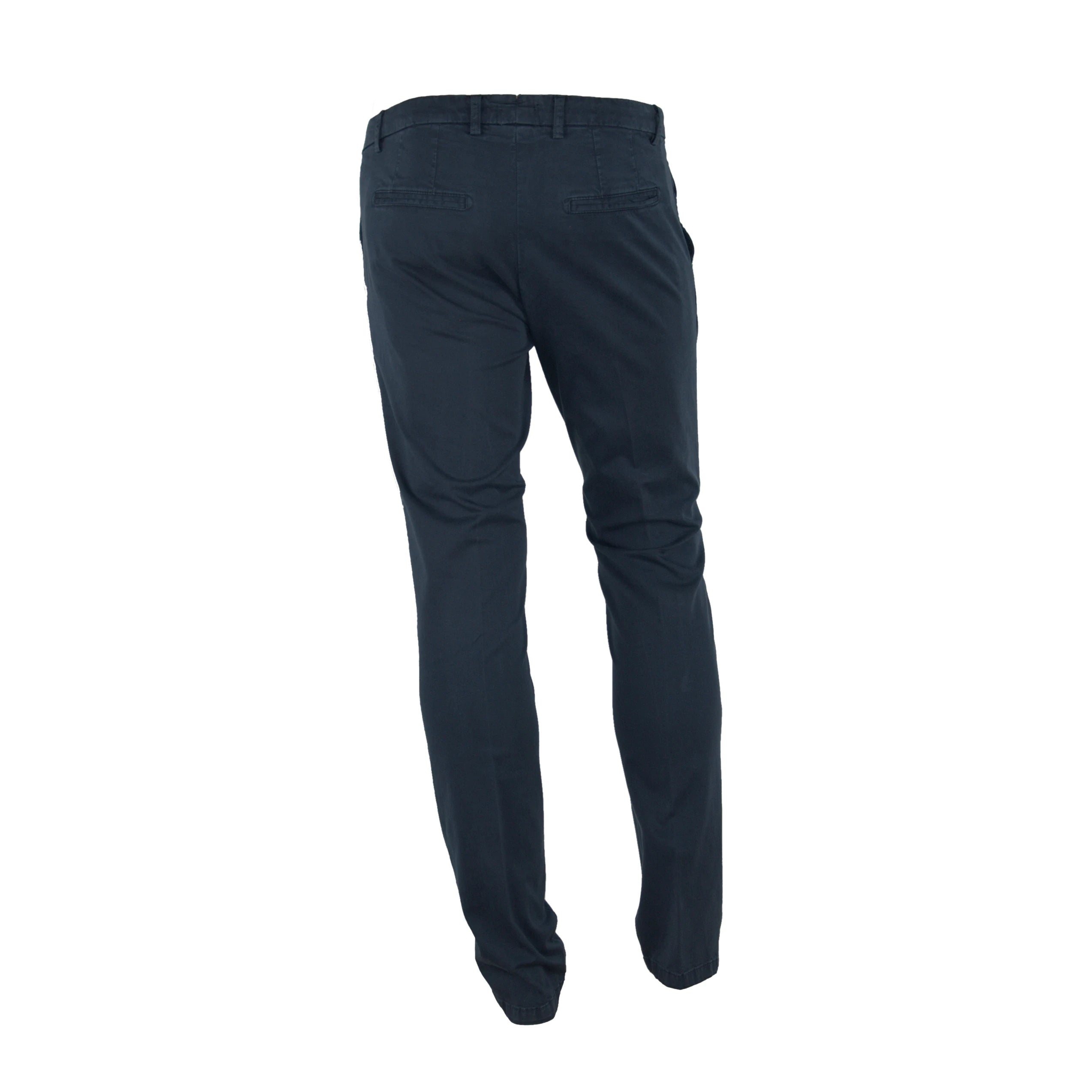 100% Milano Trousers Blue Man