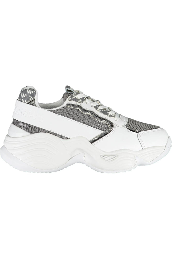 EMPORIO ARMANI WHITE WOMAN SPORTS SHOES