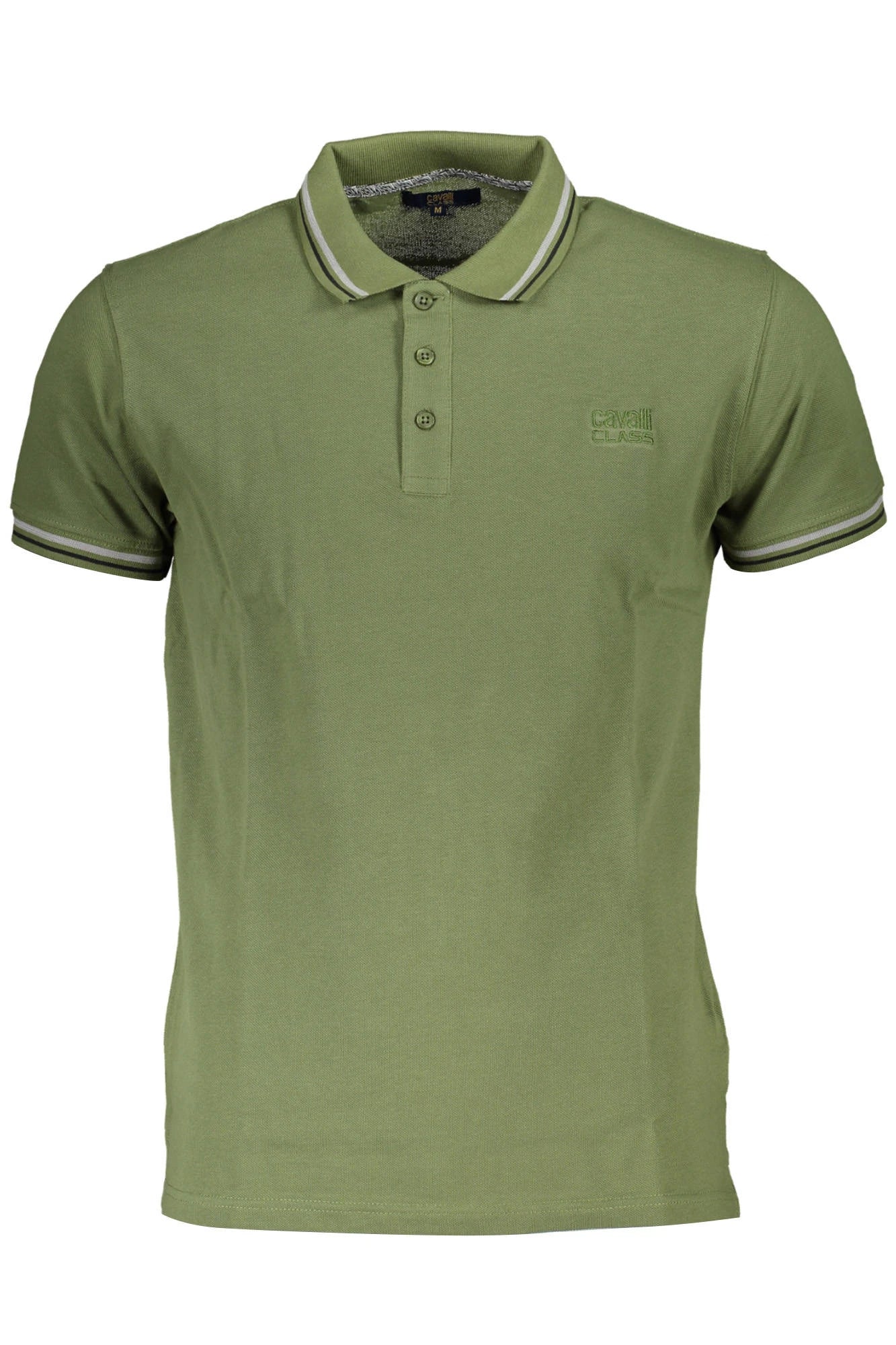 CAVALLI CLASS POLO SHORT SLEEVES MEN GREEN