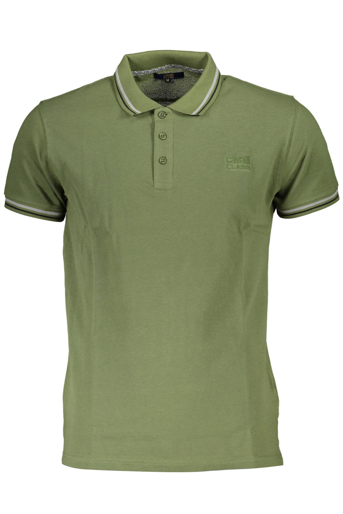 CAVALLI CLASS POLO SHORT SLEEVES MEN GREEN