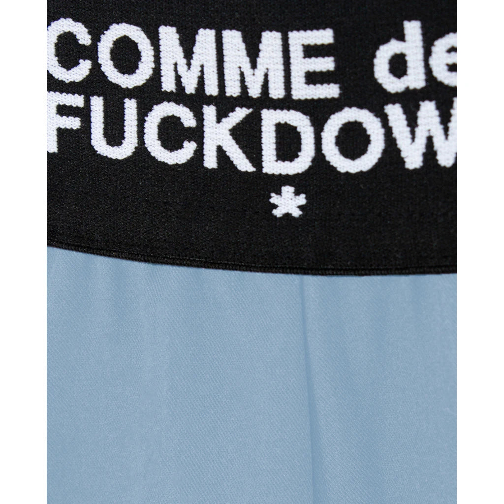 Comme Des Fuckdown Trousers Light Blue Woman
