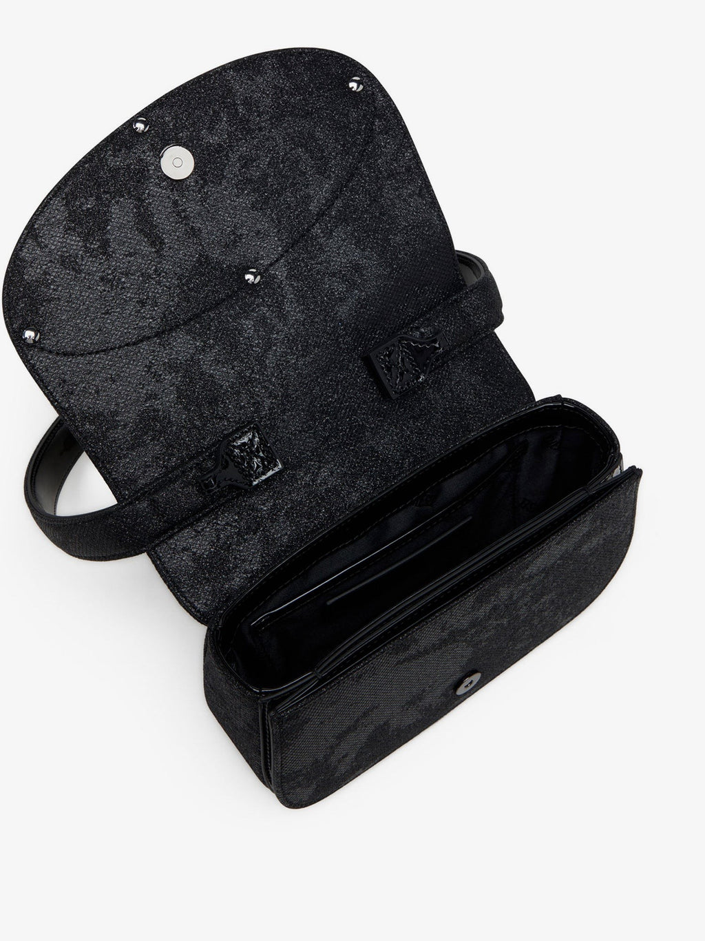 Diesel 1DR glitter fabric shoulder bag