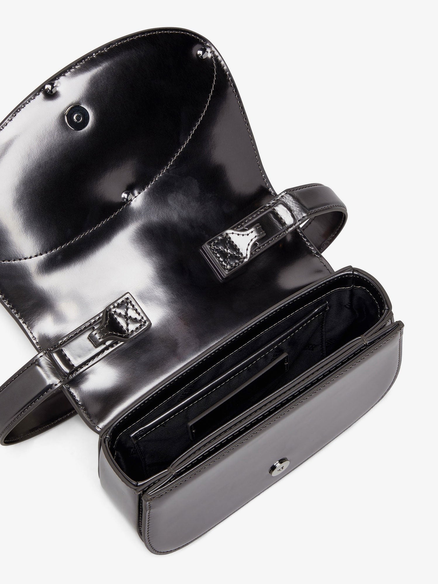 Diesel 1DR patent leather shoulder bag