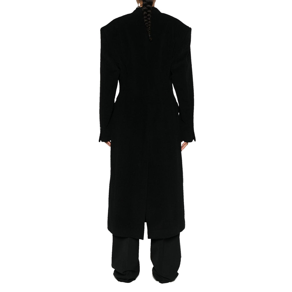 Balenciaga Cashmere And Wool Cinched Coat – Siebentaschen