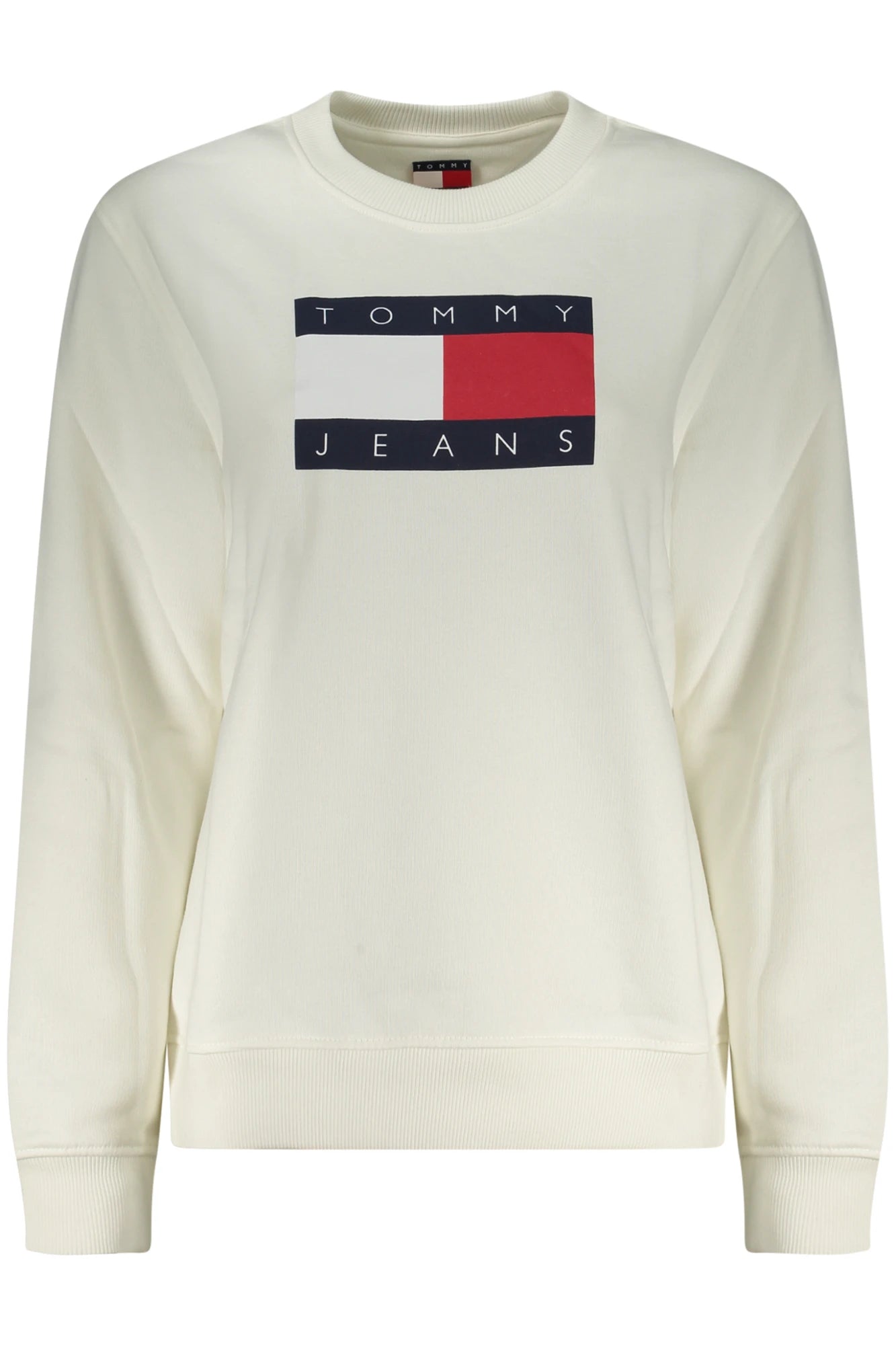 TOMMY HILFIGER WOMEN&#39;S ZIP-UP SWEATSHIRT WHITE