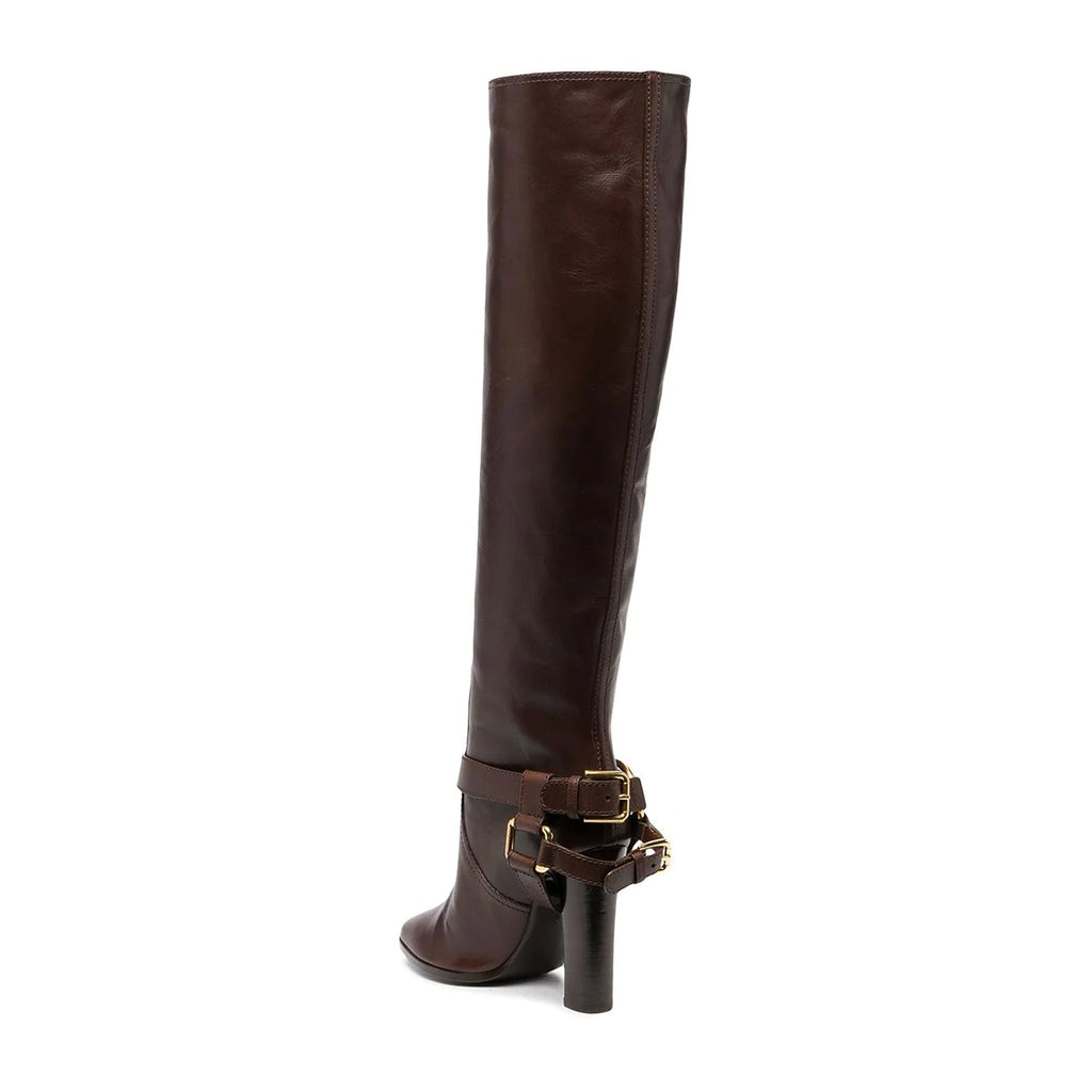 Dolce & Gabbana Leather Knee Boots