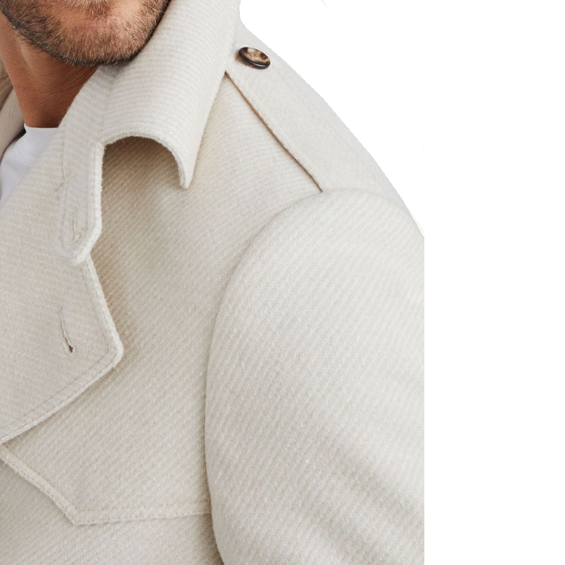 Brunello Cucinelli Wool Trench Coat - MEN CLOTHING - BRUNELLO CUCINELLI - Tluxy New