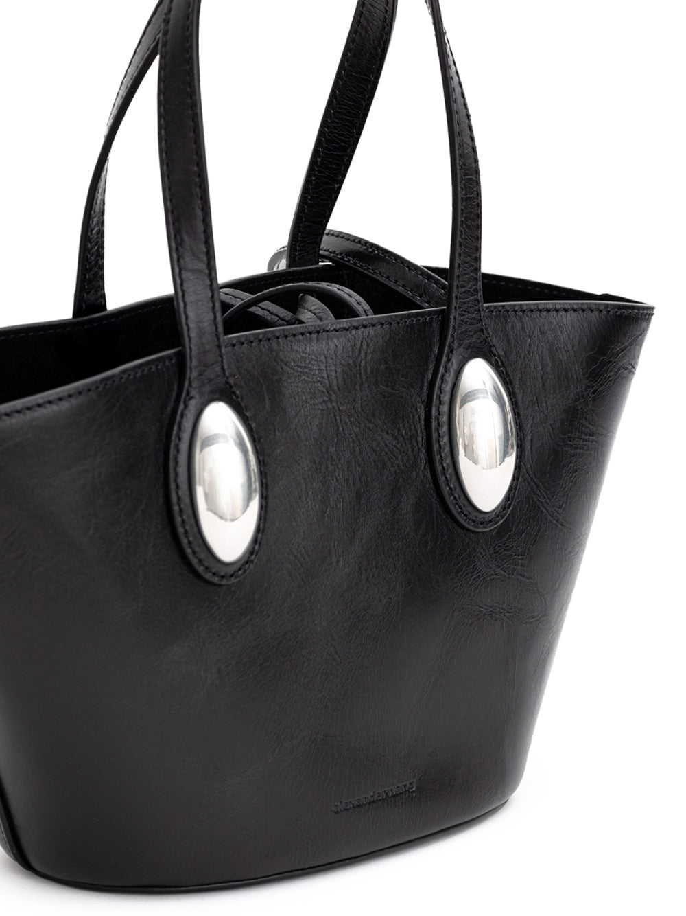 Alexander Wang Mini Dome Tote Bag in Black Leather – Siebentaschen