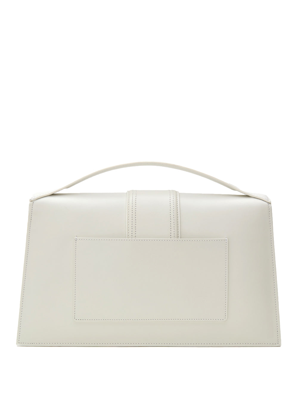 Jacquemus Le Bambino Oversized Bag in White Leather – Siebentaschen