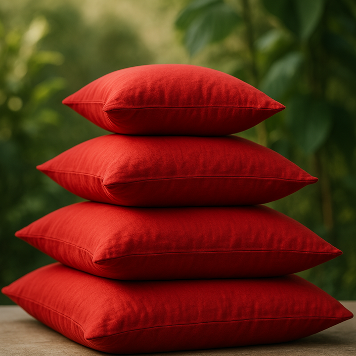 Premium Lyocell Kinderbettwäsche "Aurora Red"