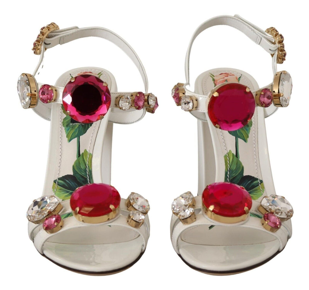 Dolce &amp; Gabbana Keira Heels mit Knöchelriemen und Kristallverzierung