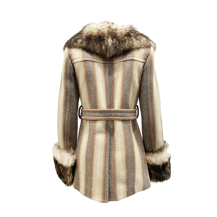 Marc Jacobs Fur Trim Coat