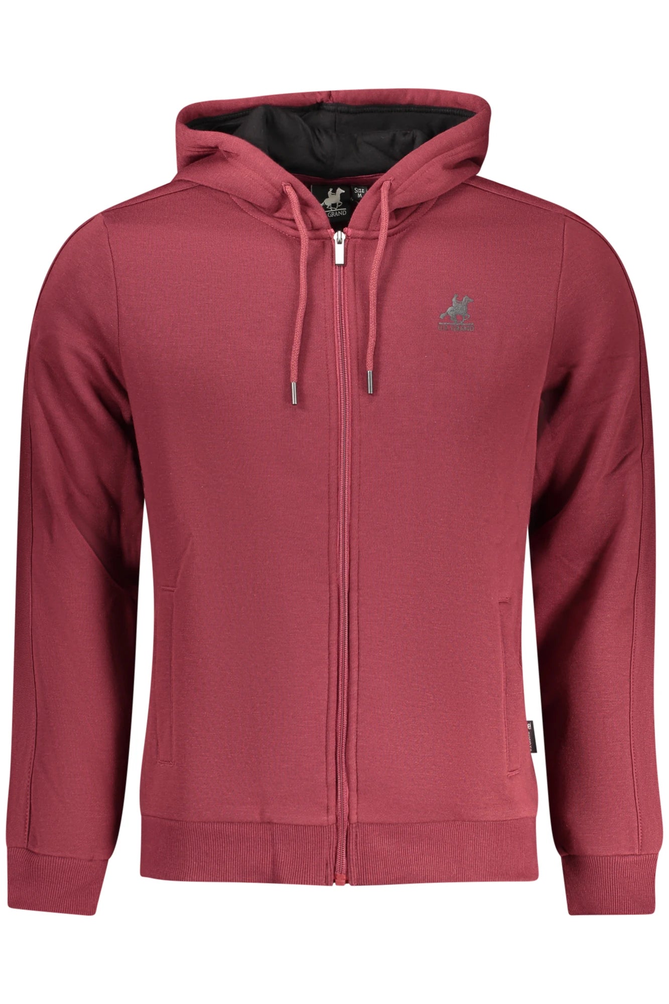 US GRAND RED MEN&#39;S ZIP-UP SWEATSHIRT