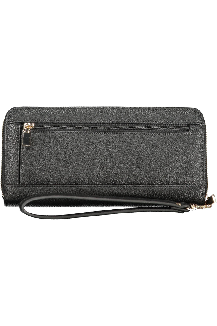 GUESS JEANS WOMEN&#39;S BLACK WALLET