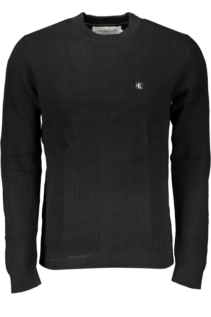 CALVIN KLEIN MEN&#39;S BLACK SWEATER